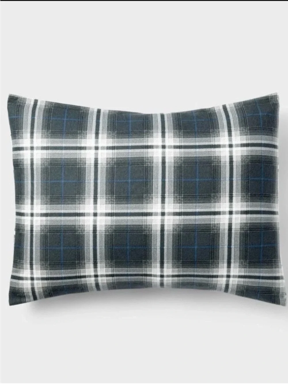 Hollister Target FULL/QUEEN Reversible Comforter & Sham Set Navy Gray Plaid NEW
